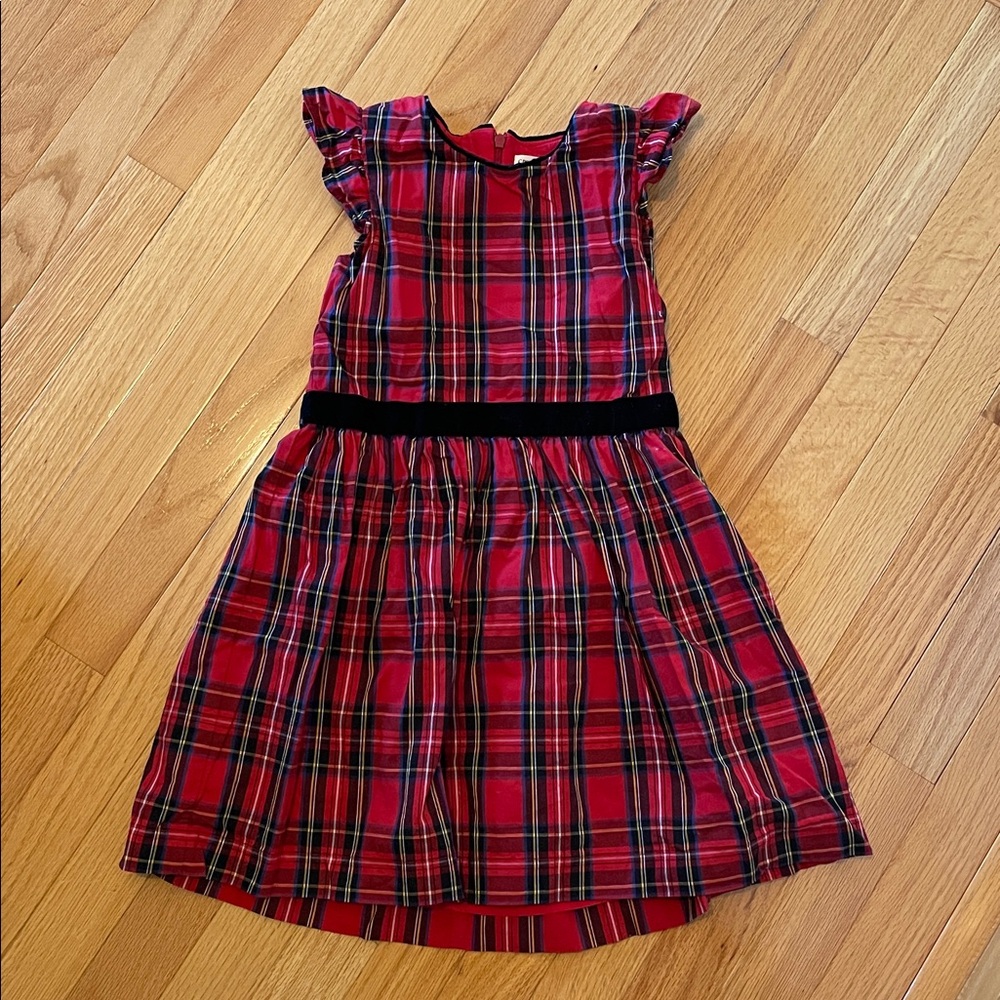 Crewcuts Red and Blue Plaid Dress